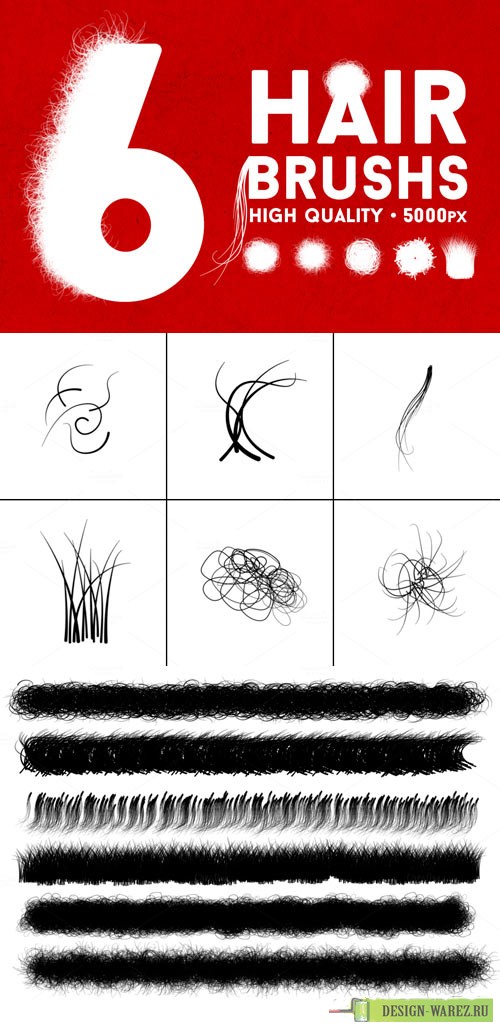 The Hair Strand - Photoshop Brush рисовать в фотошоп