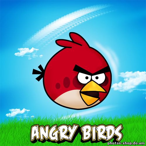 Angry Birds рисовать в фотошоп