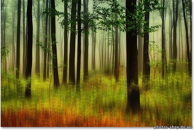 Surreal Motionscape Действие С Photoshop CS6 рисовать в фотошоп