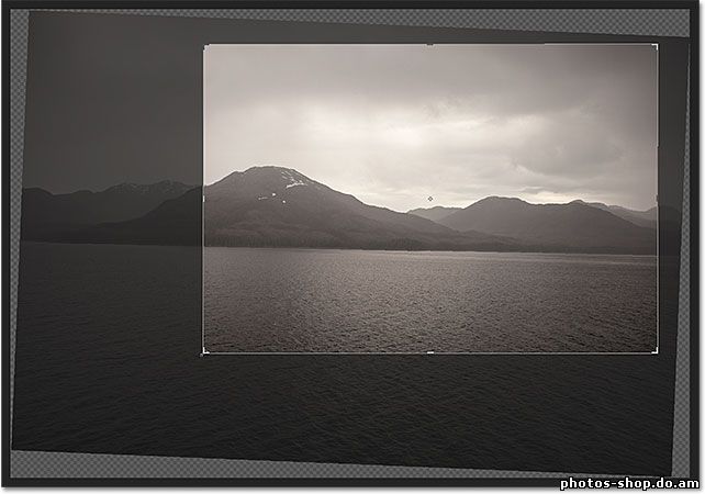 Обрезка изображения в Photoshop CS6 рисовать в фотошоп